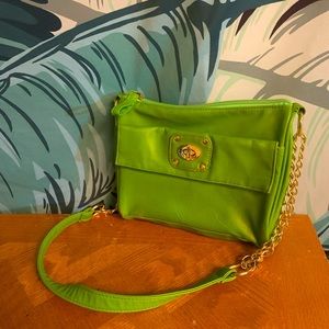 Lime crossbody bag